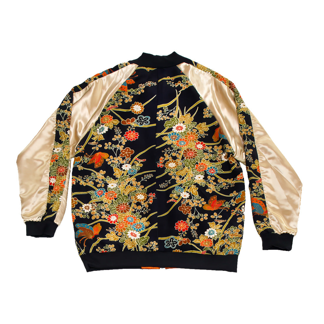 Nami Kimono Jacket - Gold Floral