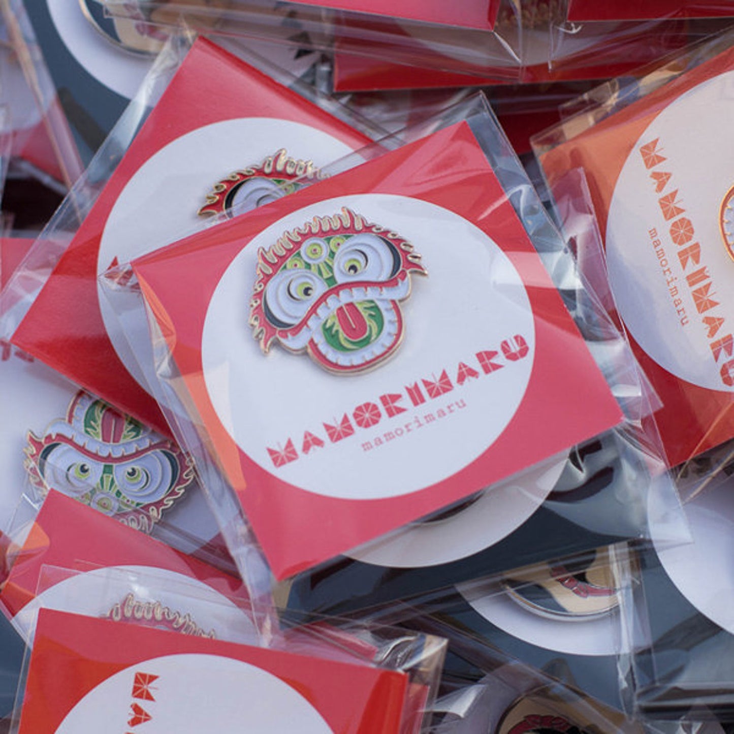 ✼ Dragon Mask Enamel Pin ✼