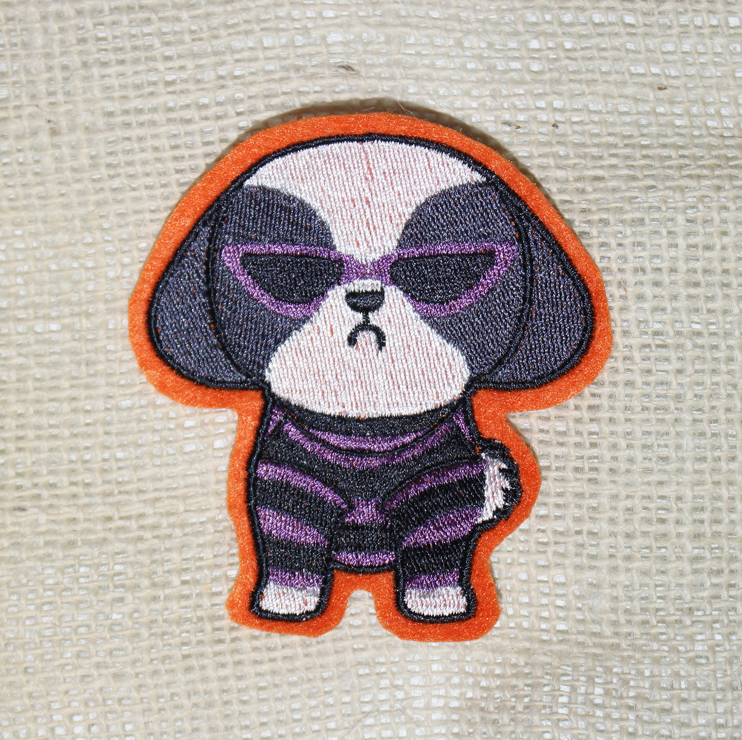 ♡ Halloween Shih Tzu with Sunglasses Patch ♡