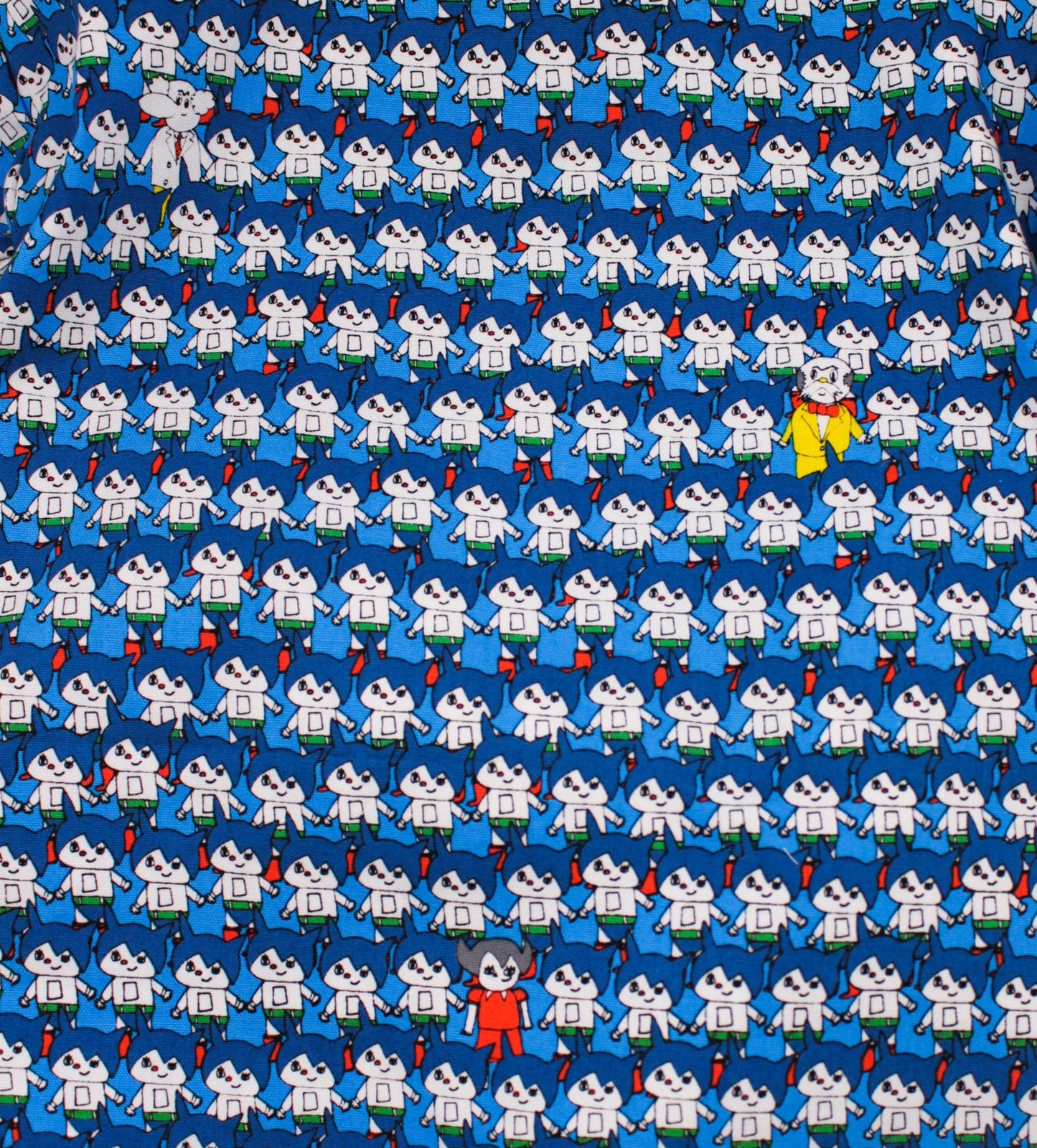 Handmade Japanese Character Print Kid's Kimono Sets