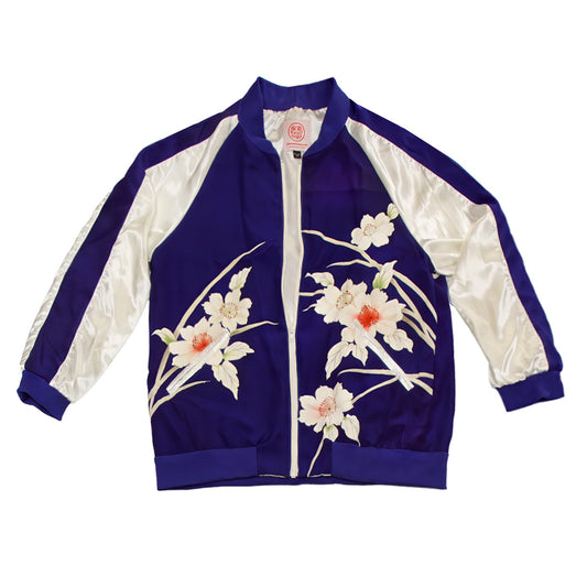 Nami Kimono Jacket - Hand Painted Flowers V2