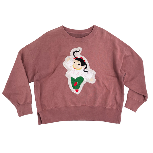 Kung Fu Girl  Oversized SweatShirts