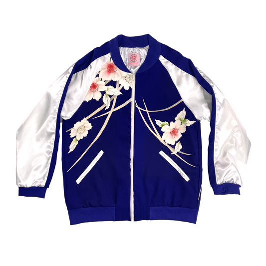 Nami Kimono Jacket - Hand Painted Flowers